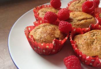 Raspberry Maple Muffins