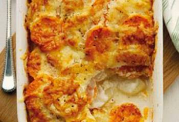 Slimming World Recipe:- Two Potato Dauphinoise