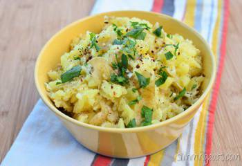 Rustic Garlic And Parmesan Mashed Potatoes