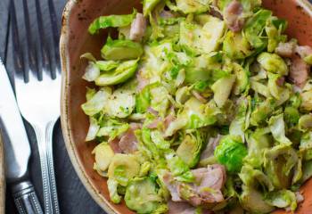 Sauteed Brussels Sprouts With Bacon
