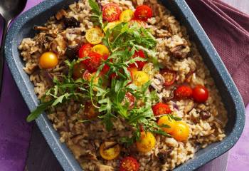 Posh Porcini And Cherry Tomato Risotto