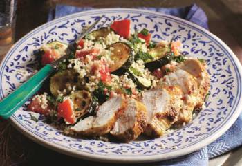 Slimming Worlds Spiced Chicken And Courgette Couscous Recipe