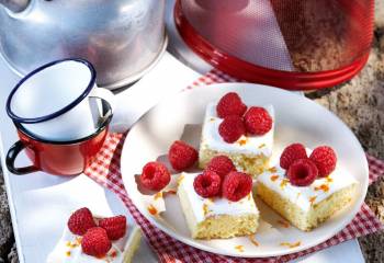 Orange And Raspberry Bites