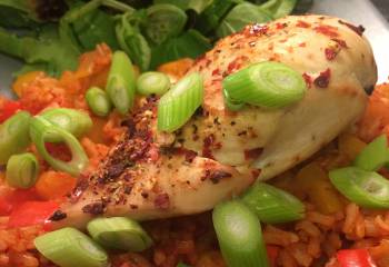 Sw Recipe: Piri-Piri Chicken With Spicy Rice And Salad