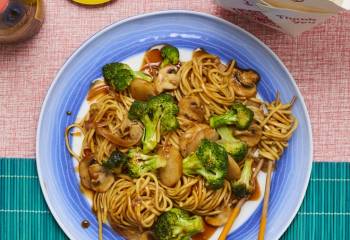 Broccoli And Mushroom Stir-Fry