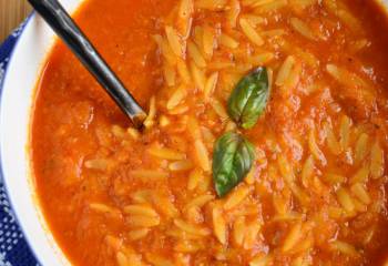 Creamy Tomato And Orzo Soup