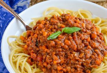 Syn Free Lentil Bolognese