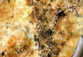 Slimming World Syn Free Kale & Cauliflower Gratin