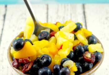 Peach Pineapple Fruit Salsa: