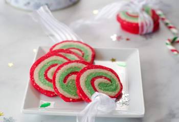 Christmas Pinwheel Cookies