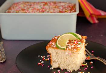 Coconut Lime Tres Leches Cake