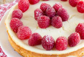 Low Syn Baked Vanilla Cheesecake