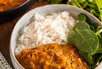 Sweet Potato And Mushroom Curry (Stove Top Or Instant Pot)