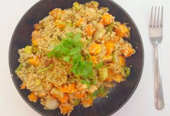 Syn Free Roasted Butternut, Ginger & Apple Quinoa (Slimming World)