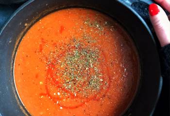 Roasted Tomato And Red Pepper Soup