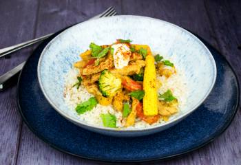 Healthy 20 Minute Creamy Cajun Pork