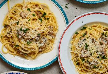 Mushroom Carbonara