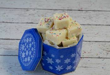 Microwave Sugar Cookie Fudge