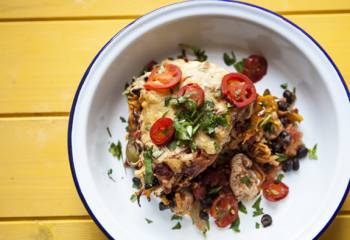 Mexican Layered Chicken Bake