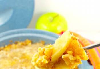 Mashed Turnip & Apple Casserole- Light & Weight Watchers Friendly