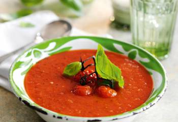 Roasted Tomato And Basil Soup