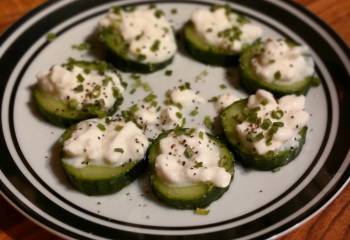 Recipe: Slimming World Cucumber Bites