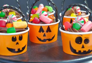 Halloween Jack O&Rsquo;Latern Bucket Cupcakes