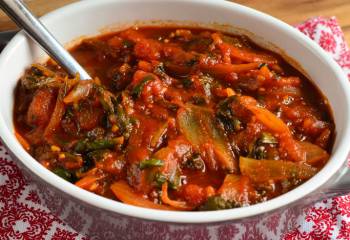 Balsamic Tomatoes And Spinach