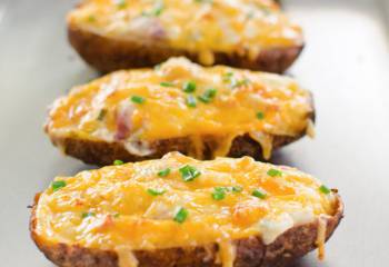 Cheddar And Bacon Twice Baked Potatoes