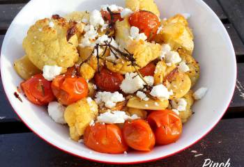 Mediterranean Roasted Cauliflower