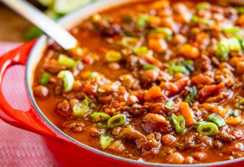 Beef And Six Bean Chilli (Stove Top, Instant Pot And Slow Cooker)