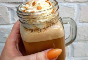 Sticky Toffee Pudding Iced Coffee Recipe | Slimming Friendly