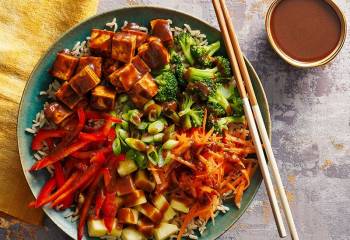 Barbecue Tofu Poke Bowl