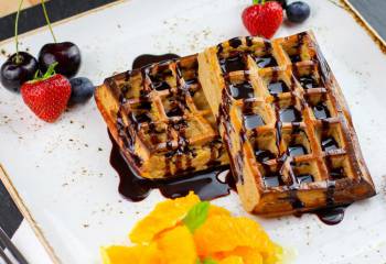 Chocolate Orange Waffles