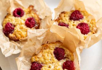 Raspberry And White Chocolate Baked Oatmeal