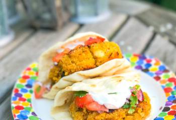 Syn Free Halloumi Cous Cous Burgers With Salsa