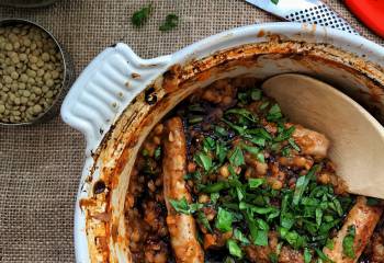 Delicious Sausage & Lentil Casserole