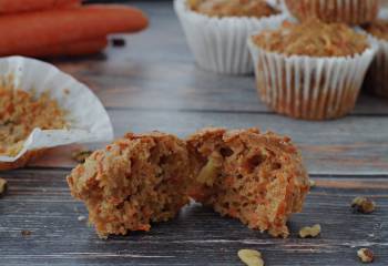 Healthy Carrot Muffins: Weight Watchers Friendly