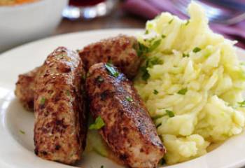Slimming World Homemade Mustard Sausages And Colcannon Recipe