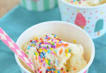 Cake Batter Frozen Yoghurt