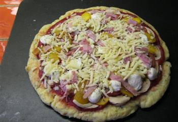 Pizza Using Instant Mash