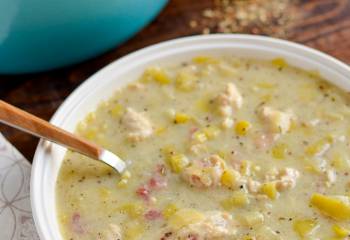 Dairy Free Creamy Chicken And Leek Soup