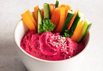 Beetroot Hummus | Healthy Slimming Recipe