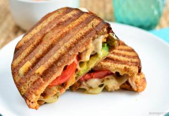 Grilled Chicken, Avocado, Tomato And Mozzarella Sandwich