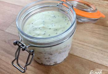 Apple And Custard Overnight Oats