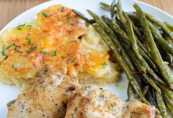 Syn Free Garlic Chicken And French Bean Tray Bake