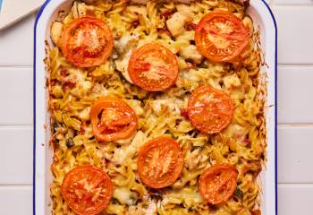 Tuscan Chicken Pasta Bake