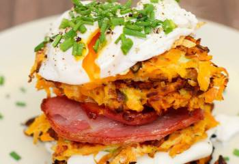 Sweet Potato And Carrot Rostis