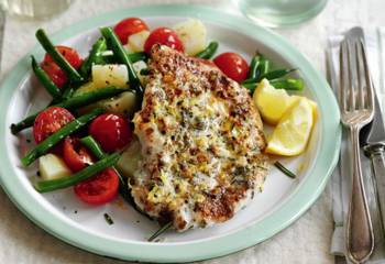 Slimming Worlds Lemon And Garlic Chicken With A Warm Potato Salad Recipe