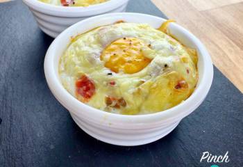 Syn Free Sausage, Mushroom And Tomato Breakfast Bake